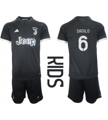 Juventus Danilo Luiz #6 Replika Babytøj Tredje sæt Børn 2023-24 Kortærmet (+ Korte bukser)